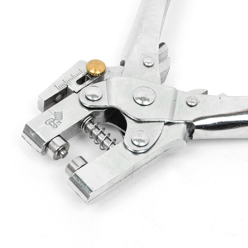 Alicates de mano para perforar ojales, herramienta de agujeros perforados para cinturón, 100 Uds.