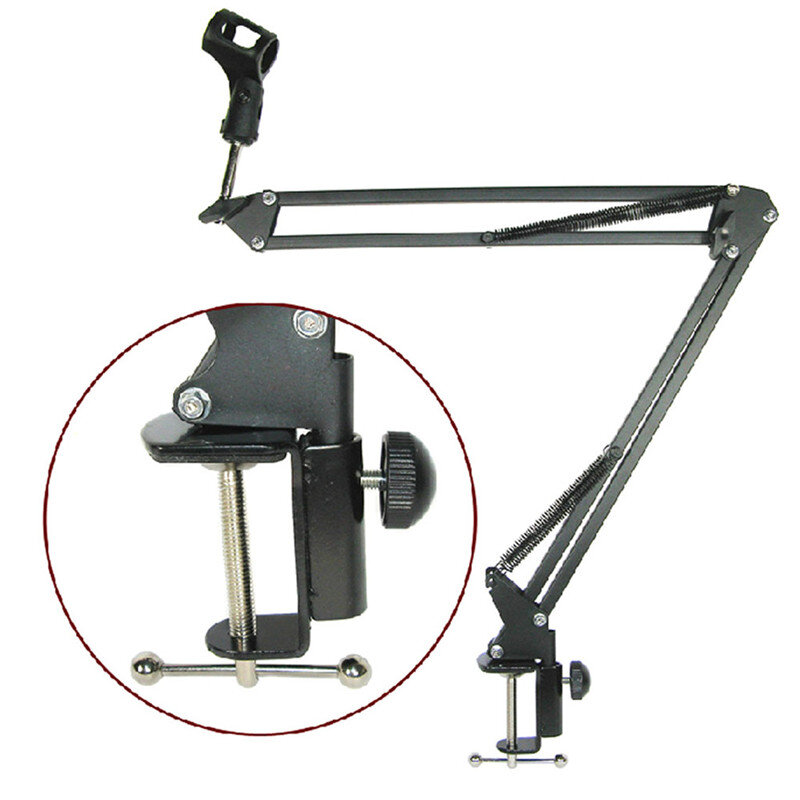 2021 New Mic Arm Stand Microphone Suspension Boom Scissor Holder For Studio Broadcast PN Drop Shipping Support