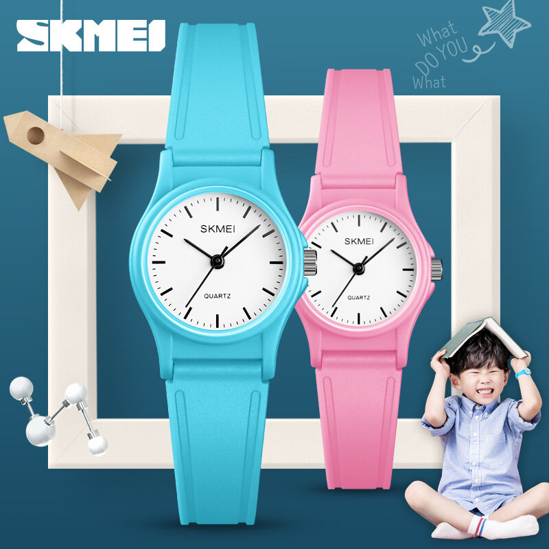 Mode Kinder Quarz Uhr 50 M Wasserdichte Sport Armband Top Marke SKMEI Kid Armbanduhr Casual Kleid Uhr Für Mädchen Relogio