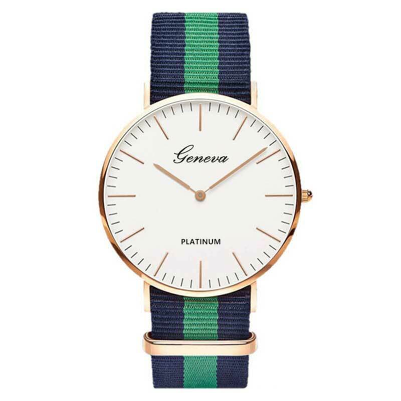 Moda relógio de pulso de luxo dos homens da marca da lona relógios de quartzo luxo charme relógio de pulso relogios femininos alta qualidade