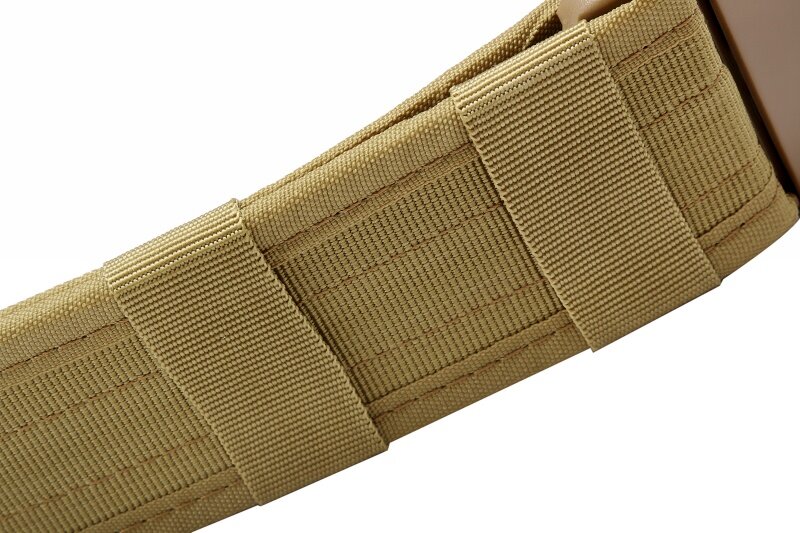 Cinturón táctico de nailon ajustable de 2 pulgadas con hebilla de plástico para deportes al aire libre, cinturón de combate del ejército militar, gancho y lazo