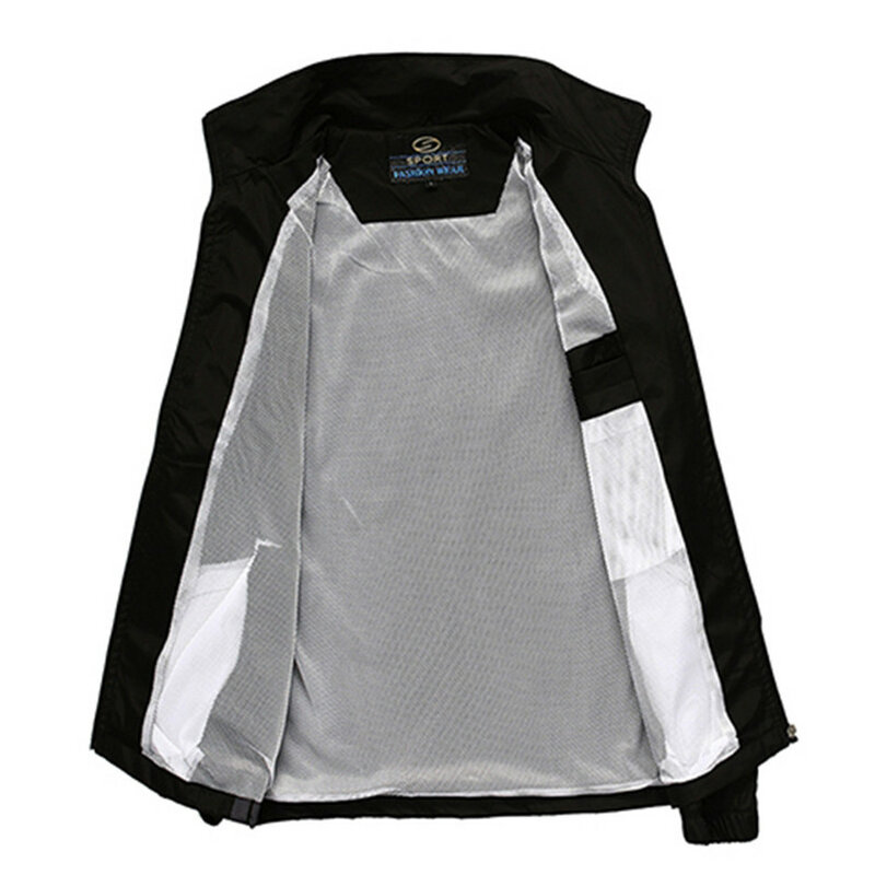 Pria Olahraga Suit Sweatshirt Pakaian Latihan Yg Hangat Kasual Pria Aktif Set Baru Musim Semi Musim Gugur Lebih Tahan Dr 2 PC Jaket + Celana PLUS ukuran L-5XL