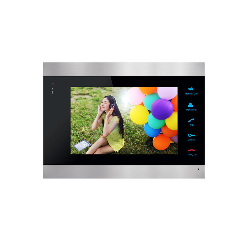 Homefong-جرس باب بشاشة LCD مقاس 7 بوصات ، والتحكم في الوصول إلى الباب ، وجرس باب بالفيديو ، وكاميرا أمان 1200TVL ، والاتصال الداخلي للصور وتسجيل الفيدي...