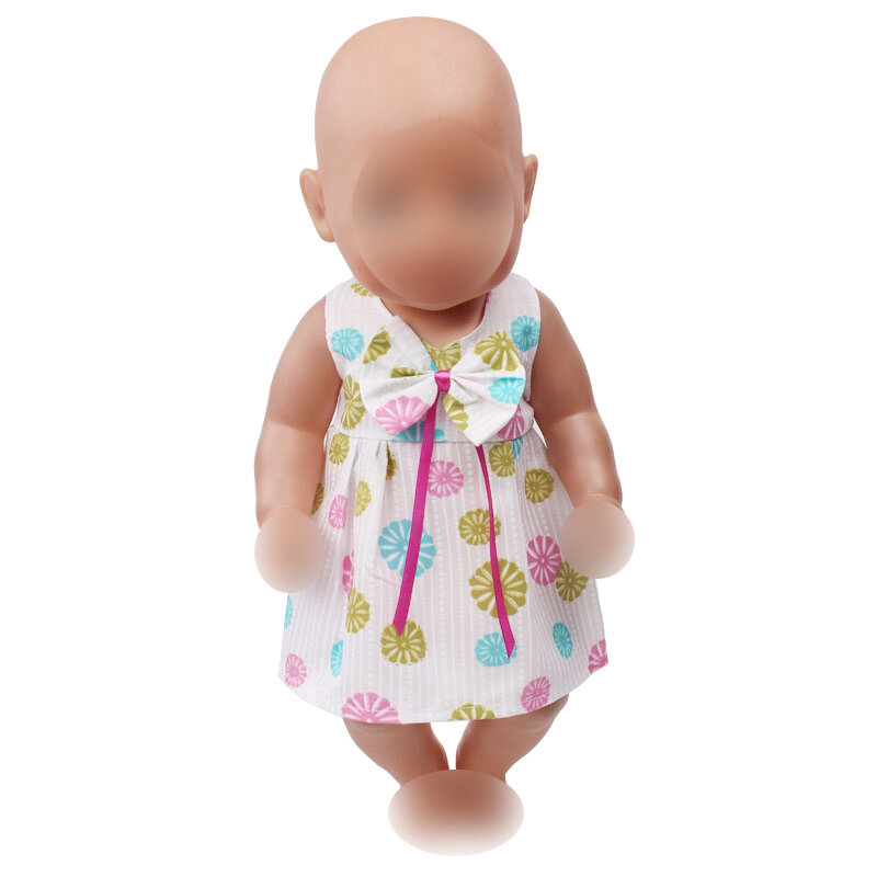 43 centimetri bambole Vestiti carino vestito Del Bambino giocattoli del bambino della ragazza fit Americana 18 pollici Ragazze regali della bambola per i bambini f581