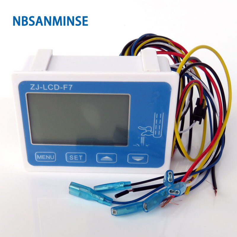 NBSANMINSE SMCD-F7 очиститель воды менеджер фильтра цифровой расходомер цифровой счетчик воды кумулятивный поток и мгновенный поток