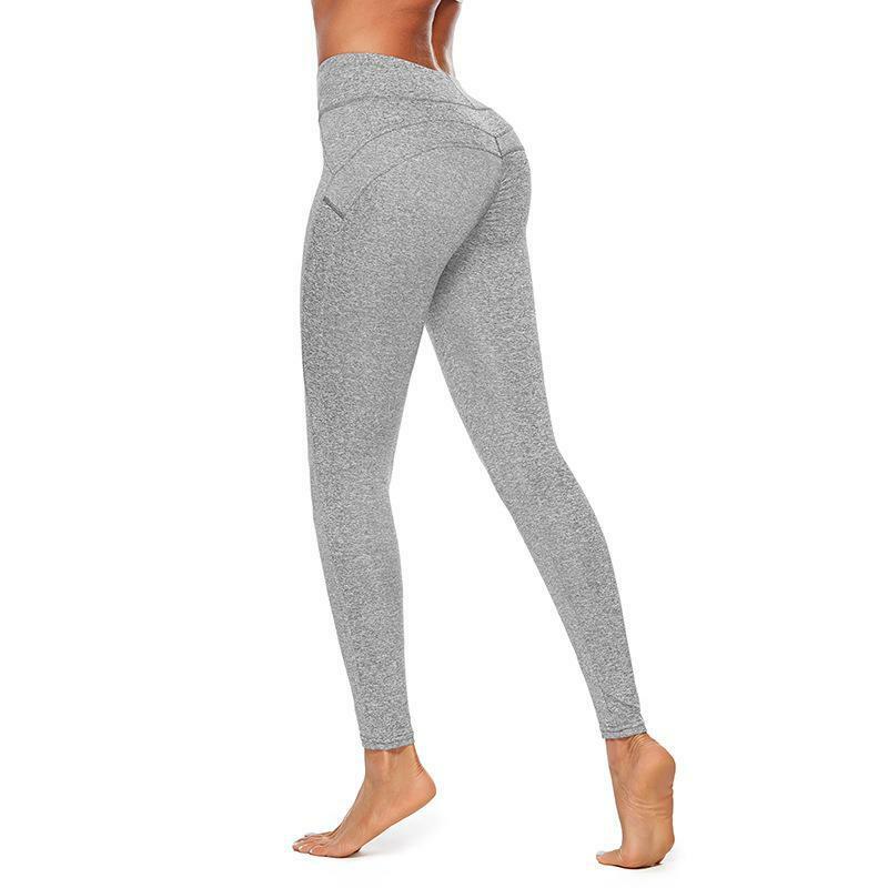 Женские эластичные спортивные Леггинсы для фитнеса, обтягивающие спортивные штаны для бега, спортивные брюки, одежда