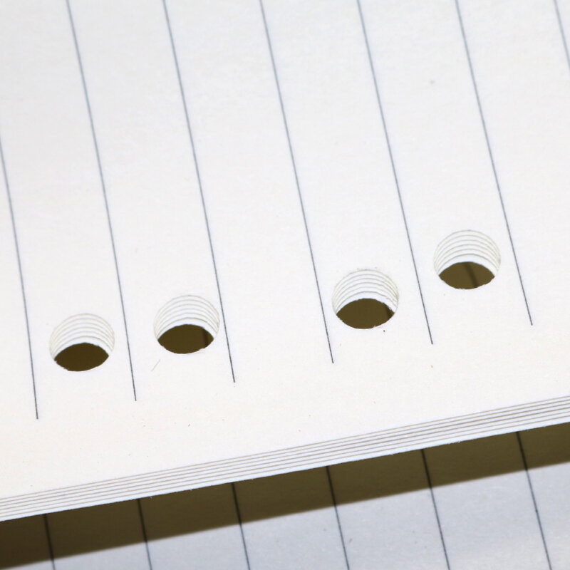 Alicates de perforación de poros de Metal, perforadora de un solo orificio de 6mm de diámetro, perforadora de papel manual para álbum de recortes, perforadora de papel de 1-8 páginas, 1 unidad