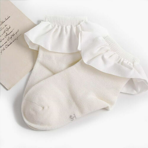 Newborn Baby Girls Cute Cotton Socks Princess Combed Socks Infant Booties Sox