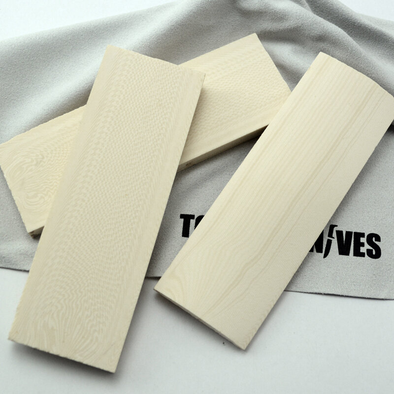 ivory white Making Knife handle Knife DIY resin material 120X40X8MM