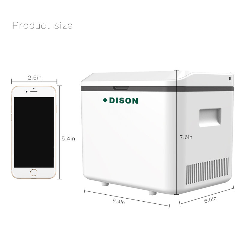Портативный холодильник для вакцины DISON, мини-холодильник для лекарств и инсулина