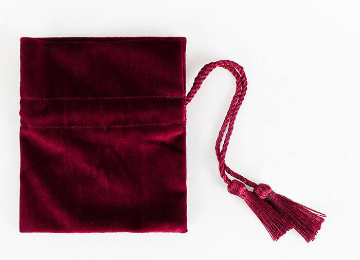 Bolsas de terciopelo de alta calidad, 12x14cm, muy suaves, con cordón de seda, borla, dulces, regalos de boda, bolsas para embalaje de fiesta de navidad