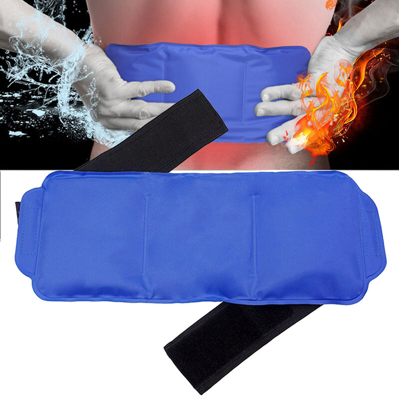 Herbruikbare Ice Pack Voor Verwondingen Gel Wrap Hot Koude Therapie Pijnbestrijding met Bandjes Terug Schouders Taille Koelkast Koeltas