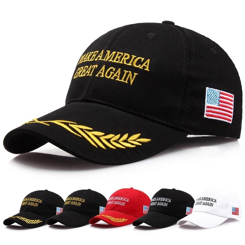 Xpeople 트럼프 모자 다시 미국 도널드 트럼프 캠페인 모자 모자 미국 국기 모자 조정 가능한 코튼 야구 모자