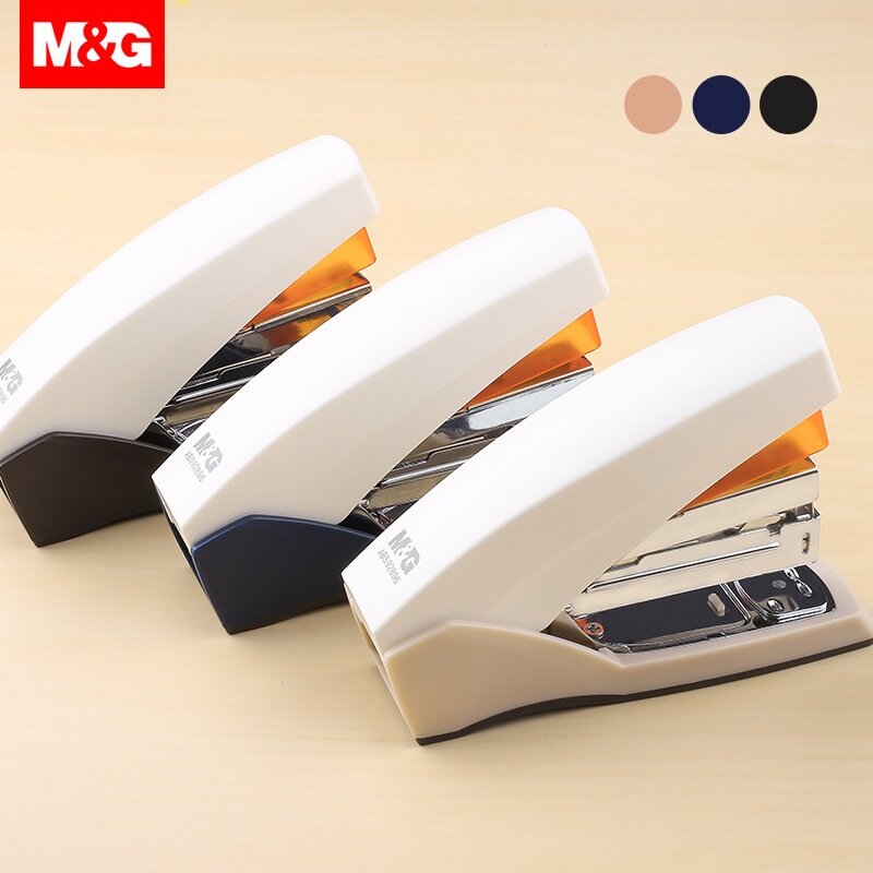 M & G 25/50 листов легкий сверхмощный степлер энергосберегающий Металл сшивание бумаги скобами машина скобы 24/6 канцелярские принадлежности