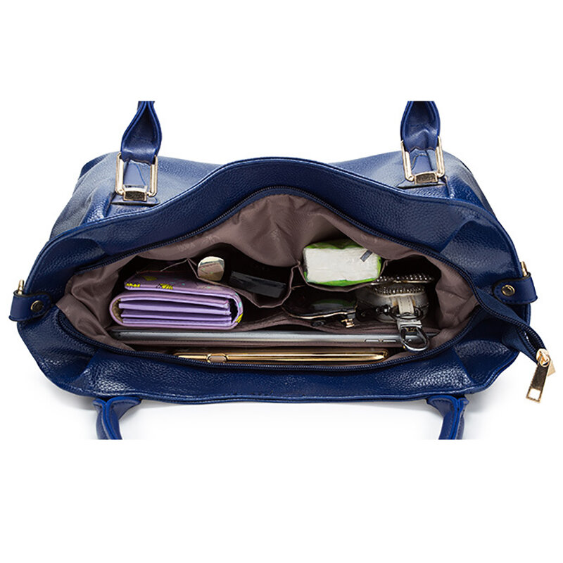 حقيبة يد نسائية من جلد البولي يوريثان ، حقيبة كتف ، حقيبة مكتب ، Hobos ، عصرية ، عصرية