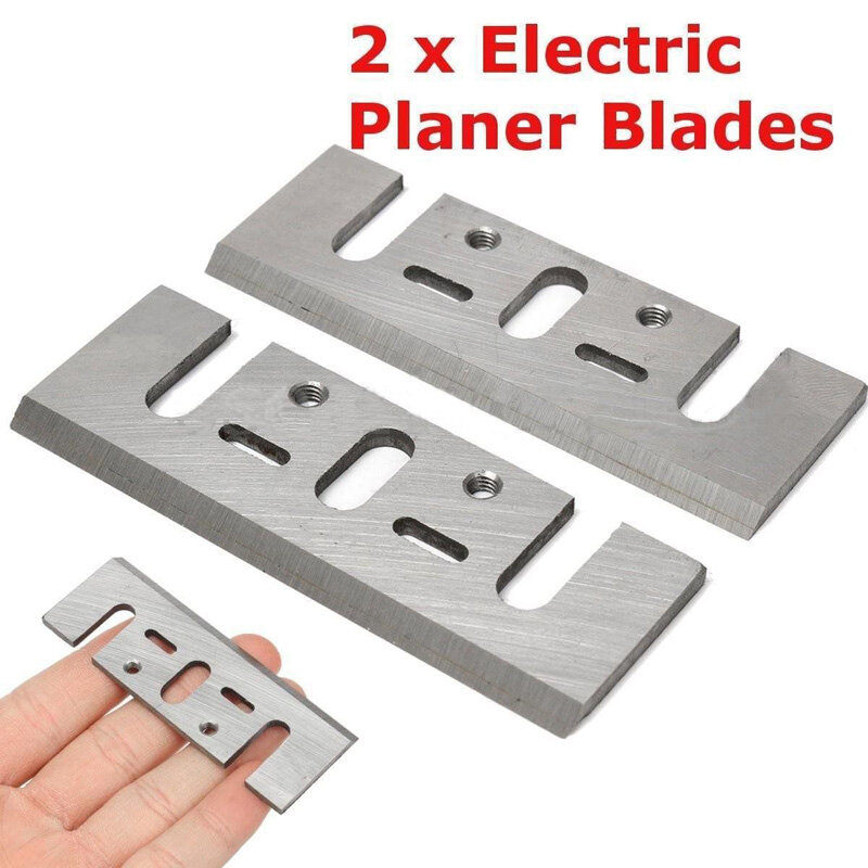 2pcs Spare Electric Planer Blades Part Accessory for Makita 1900B electric planer Sharp Cutting Woods Ply-wood Board 82*28*3mm