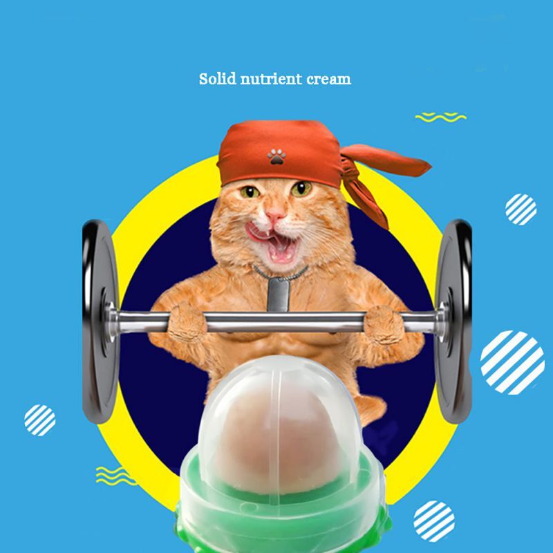 ペット猫砂糖エネルギーボールなめるおもちゃキャットニップパワーアップ栄養栄養スナック猫おやつ天然舐め砂糖スナックボール