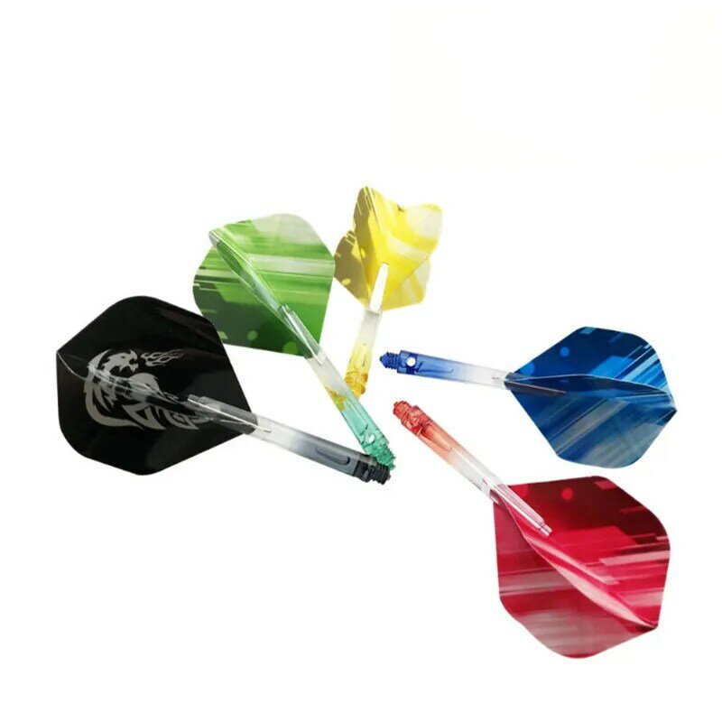 6PCS 2BA 45mm Nylon Dart Shafts With 6PCS Darts Colorful Dart Accessories