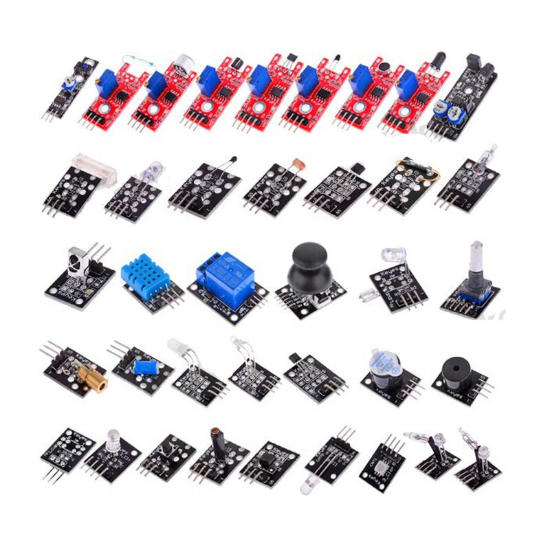 37 em 1 caixa sensor kits/37 sensor kit para arduino de alta qualidade frete grátis