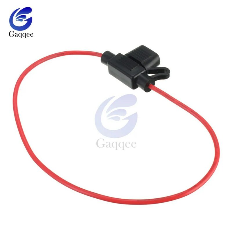 Waterproof Power Socket Mini Blade Type In Line Fuse Holders with 10A Fuse Car Replacement Fuses