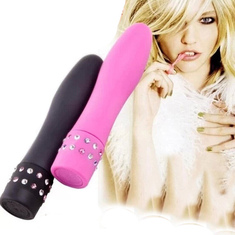 Mini Bullet Vibrator Diamond G-Spot Massage Magic Wand Muti-Speed Clitoris Stimulator Sex Toys for Women Vibrating Dildos