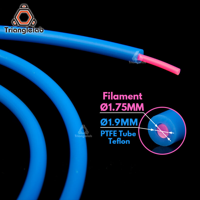 Tubo in PTFE Trianglelab teflon tl-feeder hotend RepRap estrusore Bowden eur 1.75mm id1,9 mmod4mm tubo ciclistico