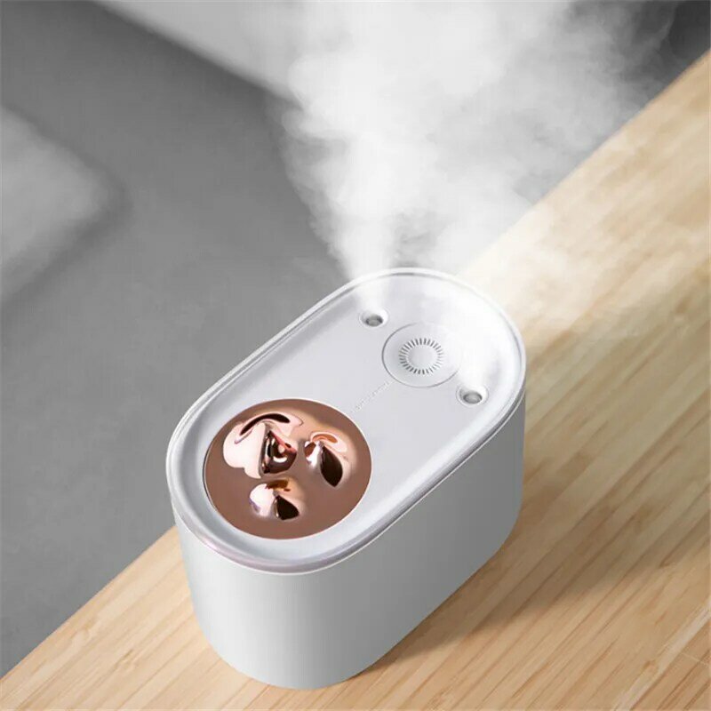 1000ML Grote Luchtbevochtiger Aromatherapie Etherische Olie Diffuser met 2 Fog Outlet 7 Color Change LED Night Light voor office Home