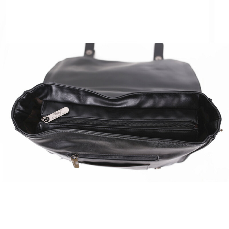 Três-caixa de marca bolsa de couro dos homens do plutônio negócios mensageiro maleta portátil bolsa masculina bolsa de ombro crossbody sacos 2330