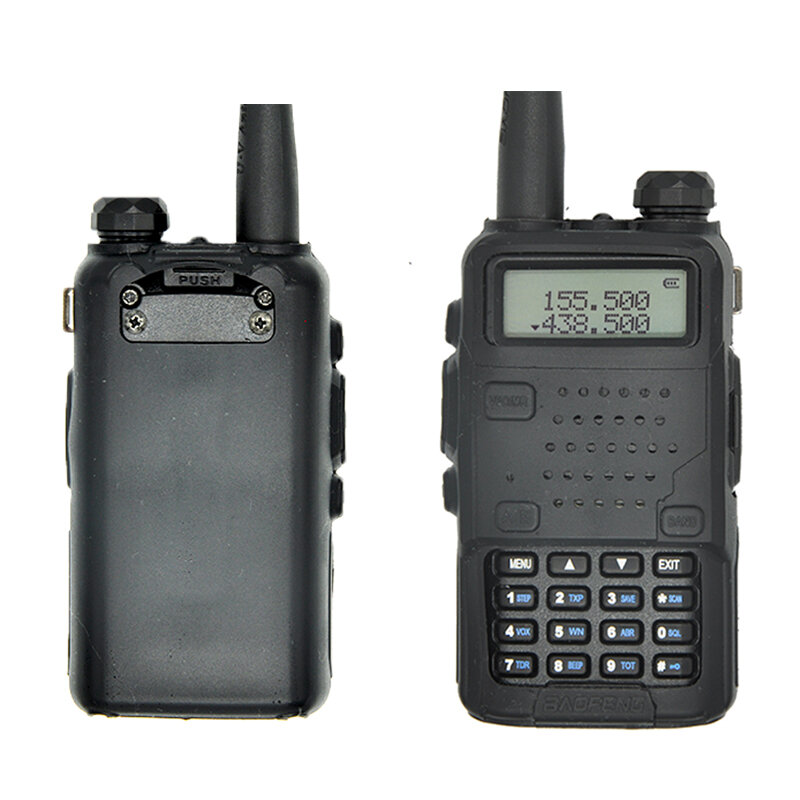 BAOFENG-funda de goma para walkie-talkie, cubierta de silicona para radio CB, UV-5R, UV-5RA, UV-5RB, UV5R, UV-5RE