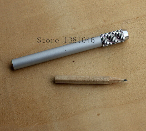 3Pcs Aluminium Bleistift Extender Halter Lengthener Für Künstler Maler-Regelmäßige Größe