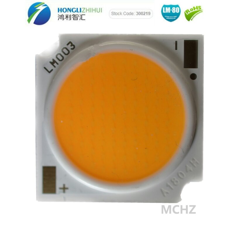 COB-fuente de foco para lámpara de pista, 4 piezas, 19MM, 39W, 39C-2B, 78 chips, 117V-132V, blanco cálido natural, CRI 80