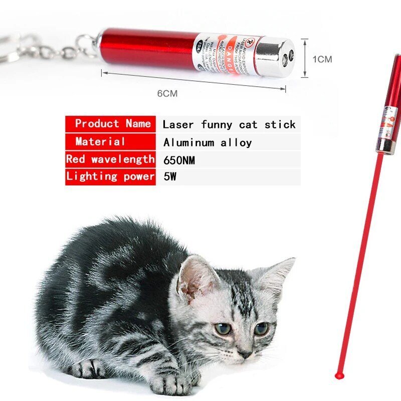 Puntero láser rojo de alta potencia para caza, 500m, 650Nm, bolígrafo láser de luz de enfoque, presentador o Camping, para jugar con la enseñanza de gatos