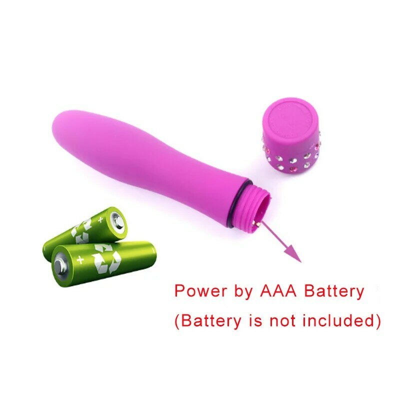 Mini balle vibrateur diamant g-spot Massage baguette magique multi-vitesse Clitoris stimulateur jouets sexuels pour les femmes godes vibrants