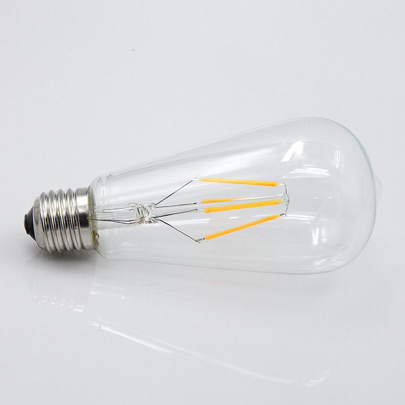 E14 E27 LED lampadina Edison 220V 2W 4W 6W 8W antico retrò ST64 G95 lampada a LED Vintage lampadina a filamento lampadina a sospensione Vintage in vetro