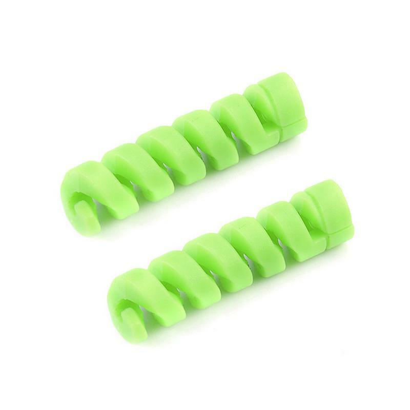 2020 2Pcs Cable Protector Silicone Bobbin Winder  Wire Cord Organizer Cover For Apple Iphone USB Charger Cable Cord