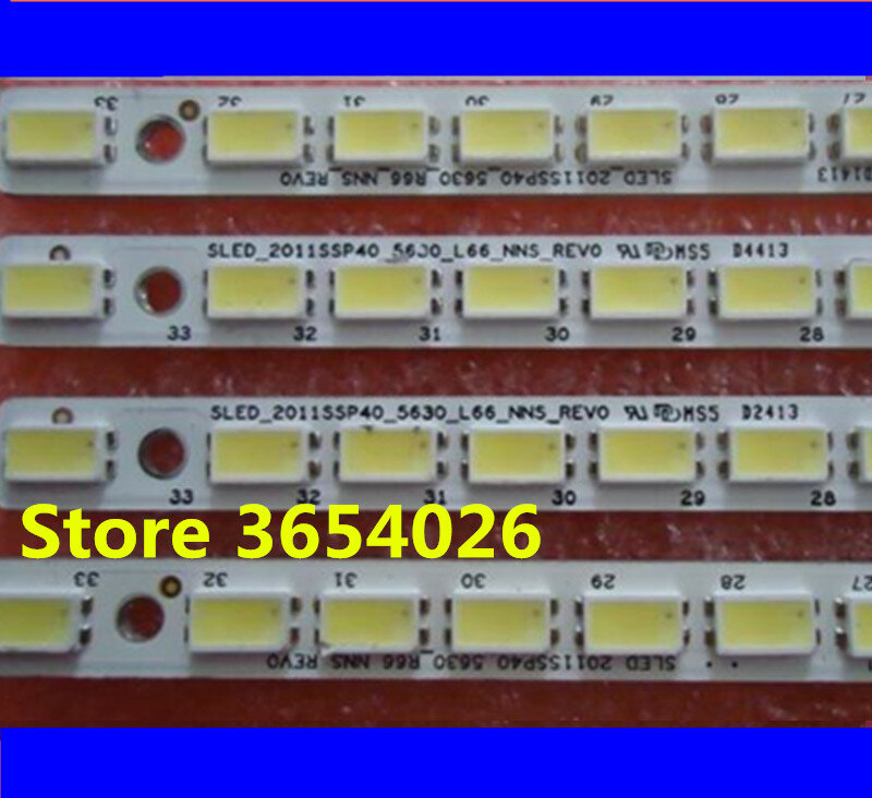2 ชิ้น/ล็อตสำหรับ SHARP LCD-40LX260A หลอดไฟ 2011SSP40-5630-R66-NNS-REV0 1 ชิ้น = 66LED 457 มม.
