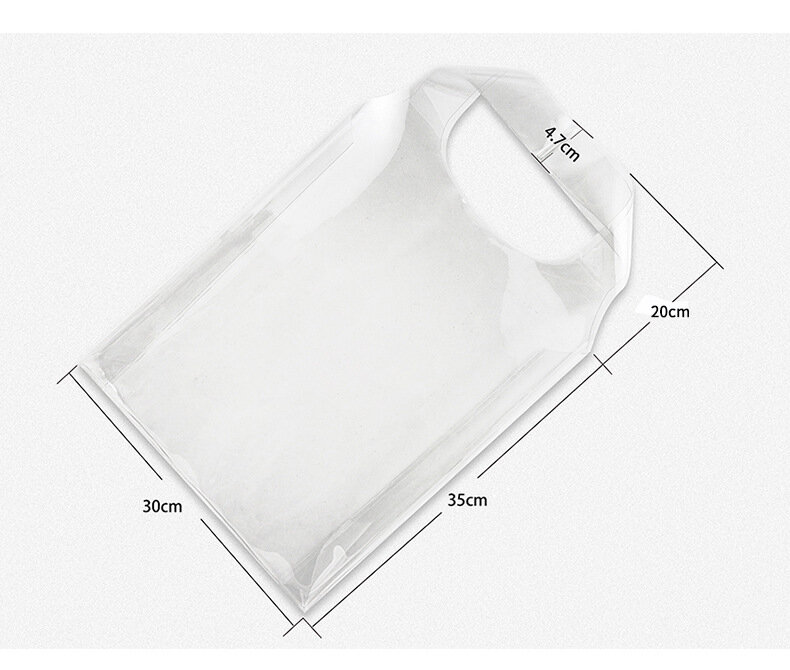 Bolso de mano de PVC transparente para mujer, bandolera de playa, bolsa de gelatina a la moda, bolsa de compras transparente, soporte único personalizado