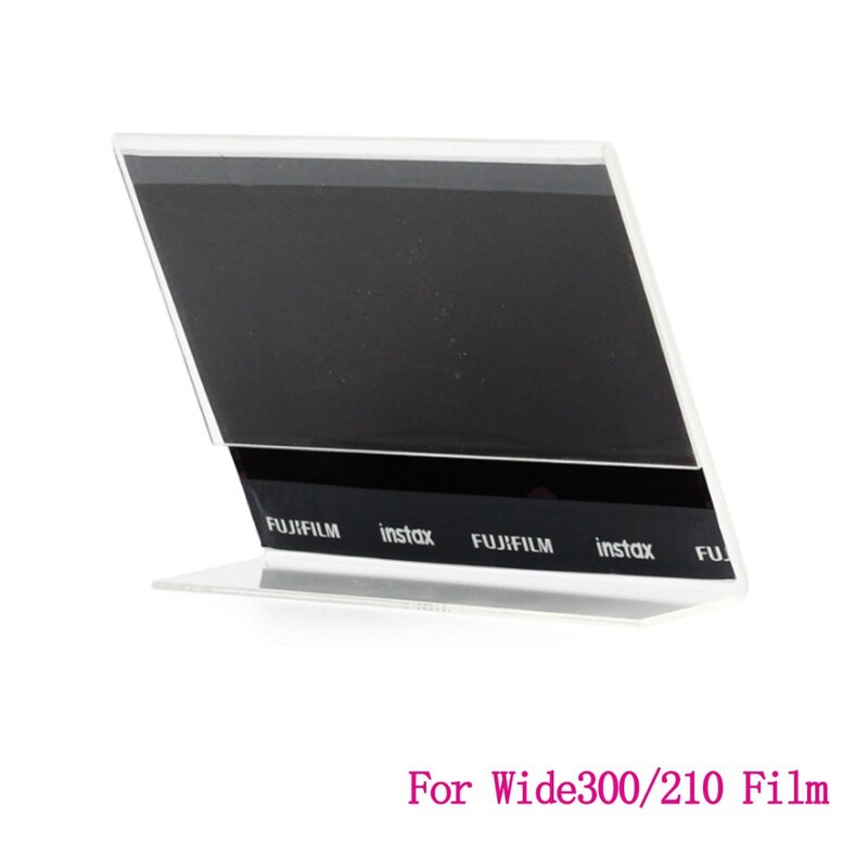 Marco de fotos acrílico en forma de L para Fujifilm Instax, láminas anchas, ancho 210/300, 2 unidades
