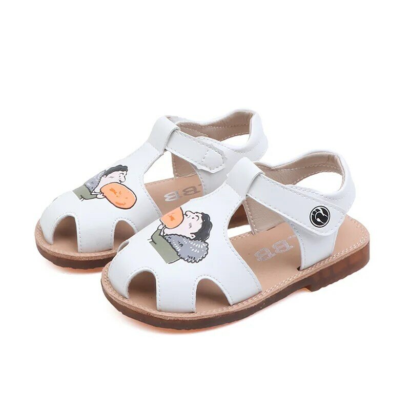 2019 spring new Girls Summer Children's Sandals 0-1-3 Years Old Princess's Cartoon cute Shoes with Soft soles anti slip Hollow