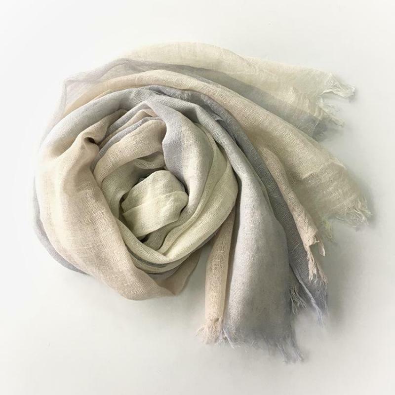 Unisex di Stile primavera estate autunno inverno Sciarpa In Cotone E Lino di Colore Solido lungo dello scialle delle sciarpe delle donne degli uomini di modo sciarpa