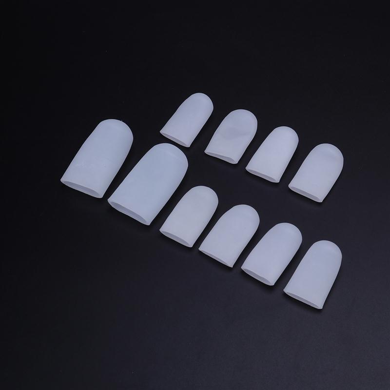 5/8 paia di protezione per puntale in Gel per puntale in Silicone per vesciche di mais sollievo dal dolore tubo per Gel per dita solette per massaggiatore per alluce valgo