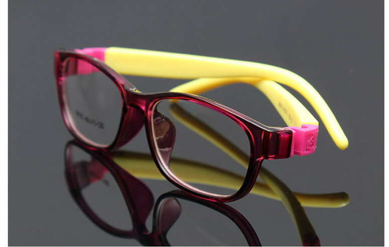 Montura de gafas para niños, lentes ópticas TR a la moda, seguras, 8815