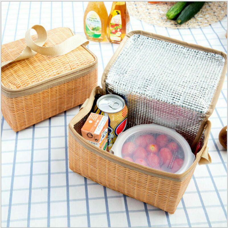 Fiambrera de refrigerador térmico aislado portátil, bolso para pícnic, bolsa de almacenamiento, contenedor de comida, Picnic, almuerzo, novedad