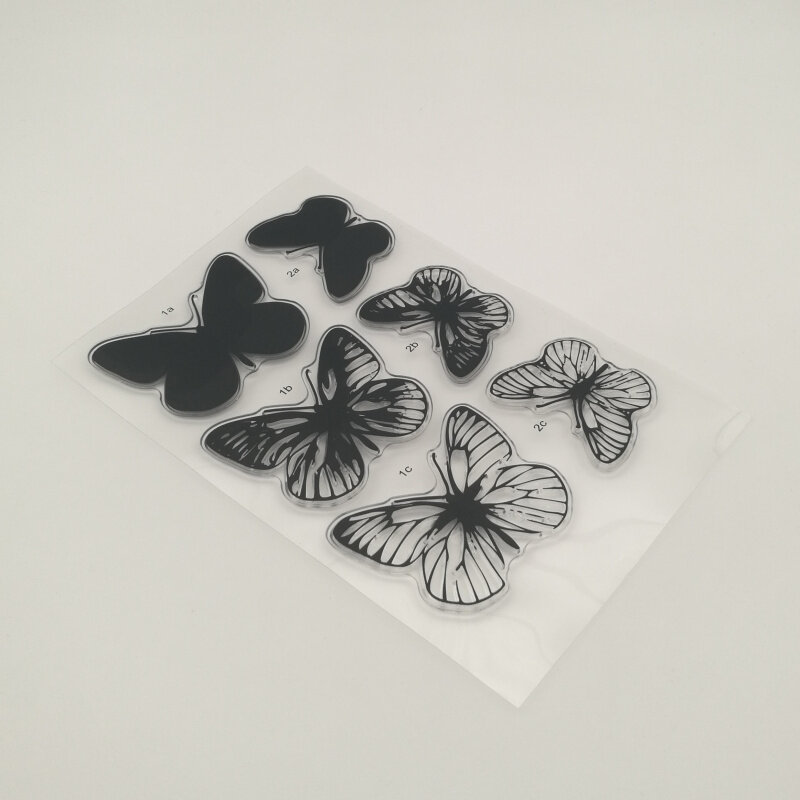 1 foglio di Farfalla trasparente stencil per il FAI DA TE Scrapbooking photo album decorativo fogli