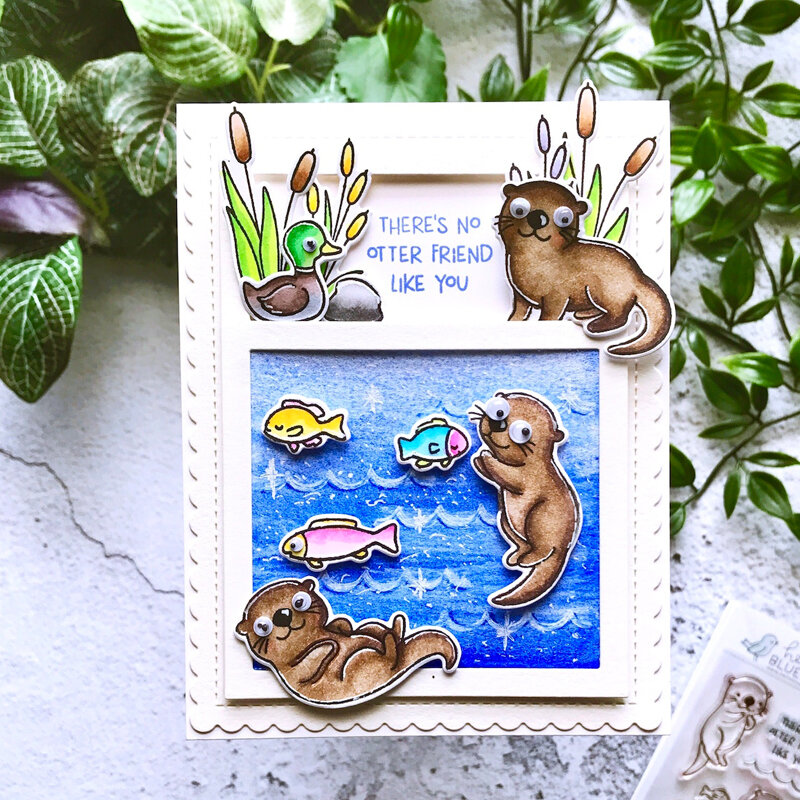 Pequeño Animal Piggy León de mar DIY claro Siicone sello tarjeta haciendo artesanía decoración Plantilla de colección de recortes de plantilla nuevas plantillas 2019