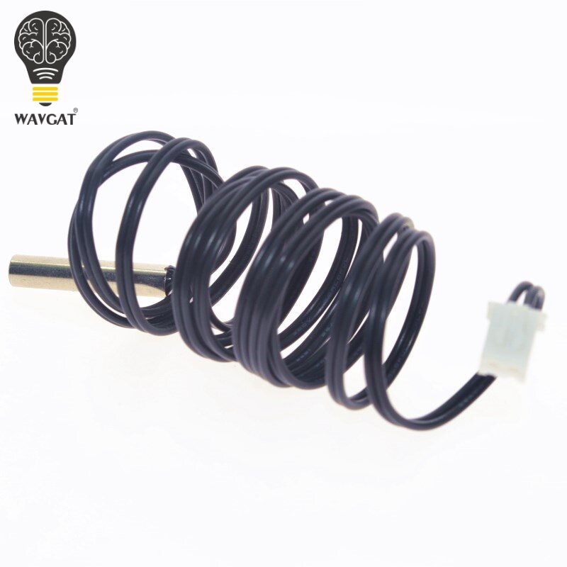 1M NTC Thermistor Temperature Sensor Waterproof Probe Wire 10K 1% 3950 W1209 W1401 cable