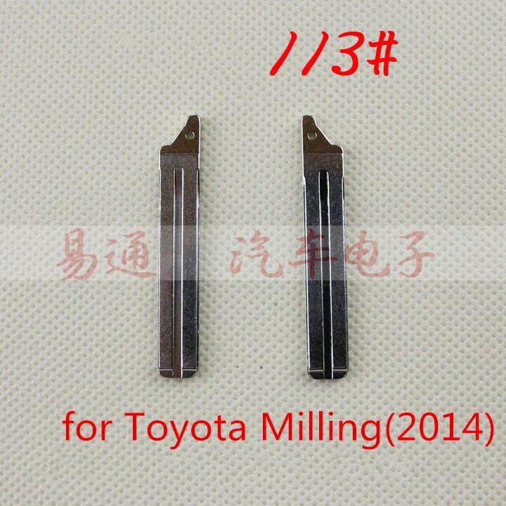 N. ° de calidad superior Hoja de llave 113 para Toyota(2014), hoja de llave abatible, hoja de llave en blanco para coche