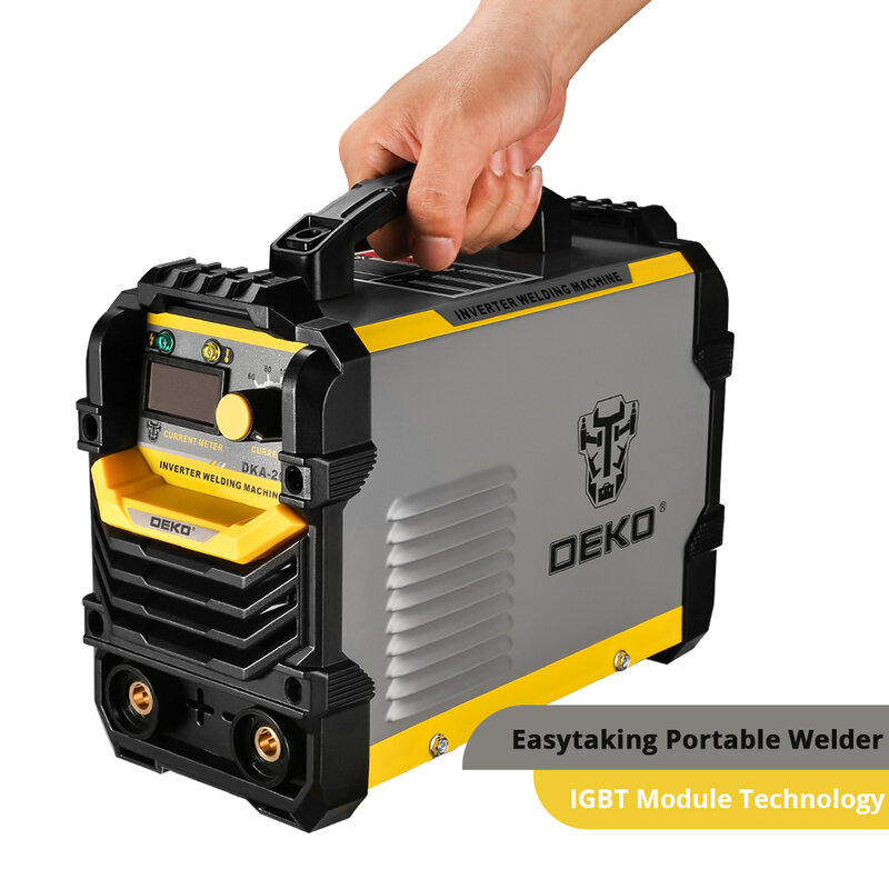 DEKO – Machine à souder à Arc électrique Portable 220V, nouvelle série 200A 4.1KVA IGBT, soudeur MMA pour le travail de soudage à domicile et bricolage
