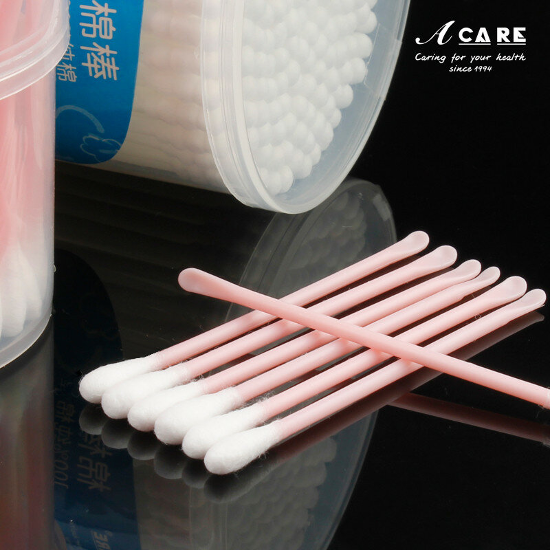 Makeup Cotton Swab Cotton Buds Disposable Applicator Makeup Swab Ear Spoon Wood Sticks Nose Ears Cleaning Cosmetics Health Care