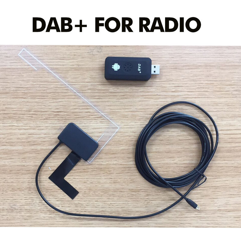 USB 2.0 Digital DAB + จูนเนอร์วิทยุเครื่องรับสัญญาณสำหรับ Android เครื่องเล่น DVD Autoradio สเตอริโอ USB DAB Android วิทยุรถวิทยุ